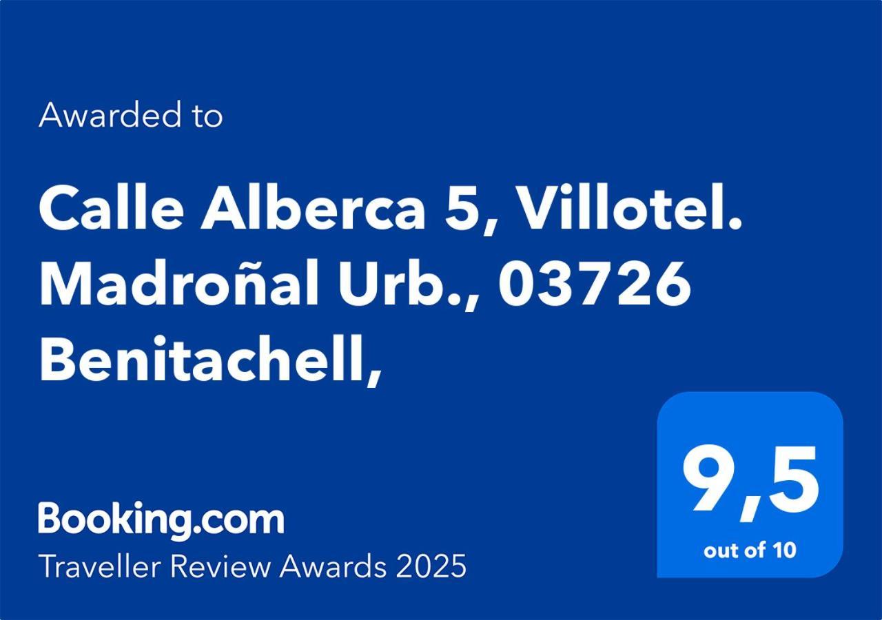 Calle Alberca 5, Villotel. Madronal Urb., 03726 Benitachell, Teulada Dış mekan fotoğraf